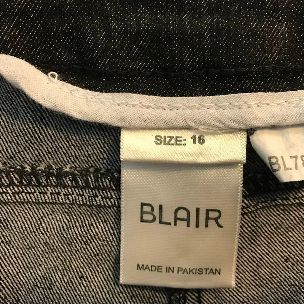 Blair Size 16 Black Jean Shorts!!